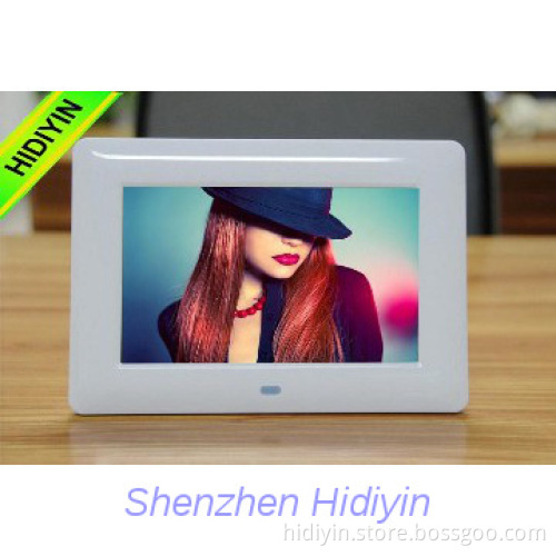 Hot selling sex digital photo frame video free download 7"
